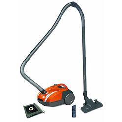 koblenz canister vacuum cleaner-corded, orange/gray