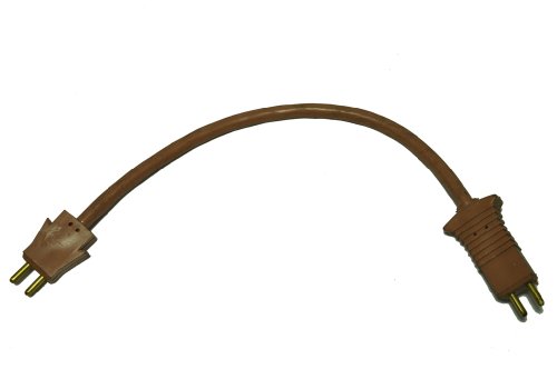 Filter Queen Electric Hose Pigtail Cord, Male/Male Ends, Color Sandalwood, 11