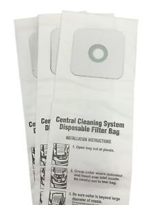 fastoworld CENTRAL VACUUM BAGS for Nutone 391, 391-8, 3918, 44186 3-Pack