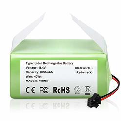 FirstPower 14.4v 2800mAh Replacement Battery - Compatible with Ecovacs Deebot N79 N79S DN622 & Eufy RoboVac 11, 11S, 11S MAX,