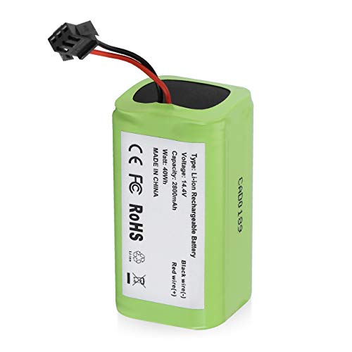 Dutyone 2800mAh 14.4V Replacement Battery Compatible with Ecovacs Deebot N79S DN622 and Eufy RoboVac 11 11S 30 15C RoboVac 12