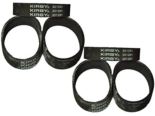 Kirby TVP Replacement for Kirby Vacuum Cleaner Belts 301291 All Generation Series Models G3, G4, G5, G6, G7, Ultimate G, and Diamond