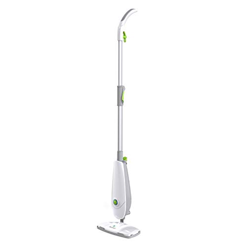 Steamfast SF-162 Steam Mop with 2 Accessories for Chemical-Free Cleaning, White