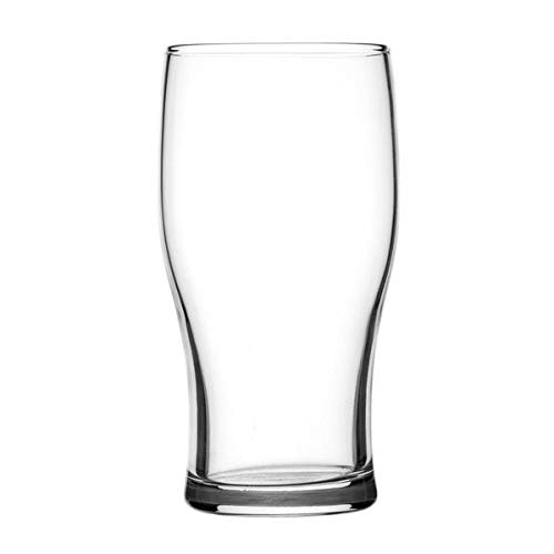 Pub Paraphernalia Tulip Beer Glass with Imperial Pint Etched Seal (Pack of 2)
