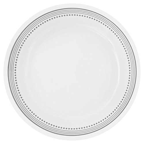 Corelle Livingware Mystic Gray 8.5" Lunch Plate (Set of 8)