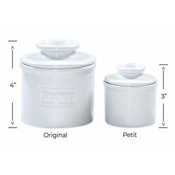 Butter Bell - The Original Butter Bell Crock and Petit Bell Gift Set by L. Tremain, French Ceramic Butter Dishes, Classic