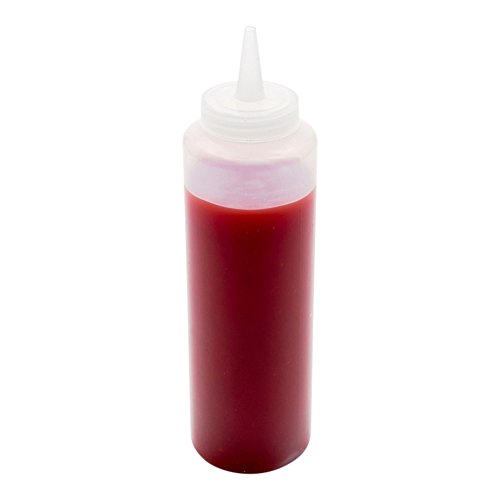 Restaurantware Plastic Squeeze Bottle, Condiment Bottle - Precision Tip - Clear - Plastic - 1ct Box - Restaurantware