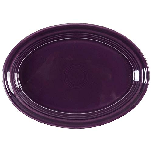 Fiestaware Fiesta Small 9.6" Oval Serving Platter Mulberry Purple