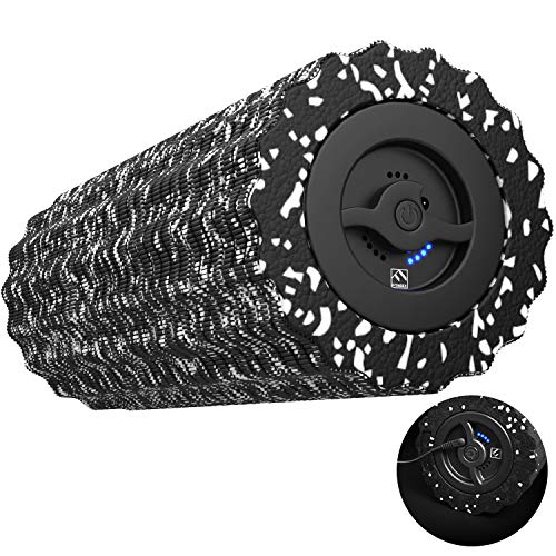FITINDEX Electric Foam Roller 4 - Speed Vibrating Yoga Massage Muscle Roller, Deep Tissue Trigger Point Sports Massage