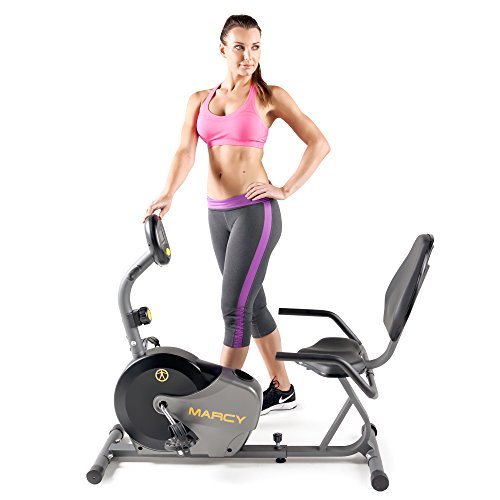 Marcy Fitness Marcy Magnetic Recumbent Bike with Adjustable