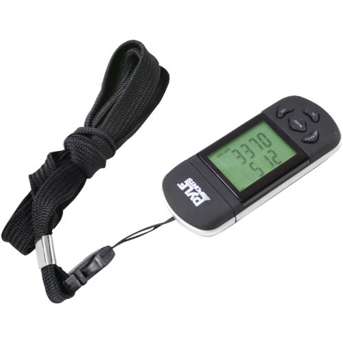 Pyle Smart Step Counter Digital Pedometer - Walking Running Sport Step Tracker w/ 3D Sensor, LCD Screen, USB, Lanyard Strap,