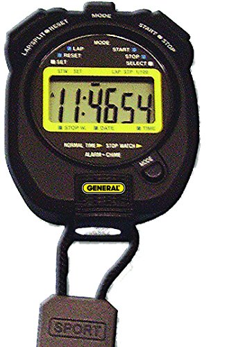 General Tools SW269 Sport Timer, Stopwatch with Clock