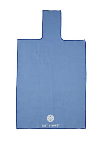 Salt & Honey Non-Slip Pilates Reformer Mat Towel (Blue)