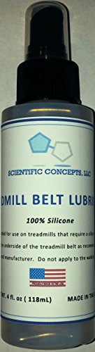 Scientific Concepts 100% Silicone Treadmill Belt Lubricant 4 Oz Spray