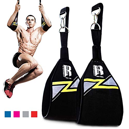 RIMSports Ab Straps for Pull Up Bar Pull Up Straps & Hanging Ab Straps for Core Workouts Ideal Hanging Straps & Ab Hancer for