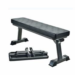 FF Finer Form Finer Form Gym Quality Foldable Flat Bench for Multi-Purpose Weight Training and Ab Exercises