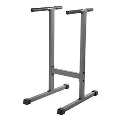 XMark Fitness Dip Station 500 lb. Weight Capacity Uniquely Engineered Angled Uprights Accommodate Men and Women XM-4443