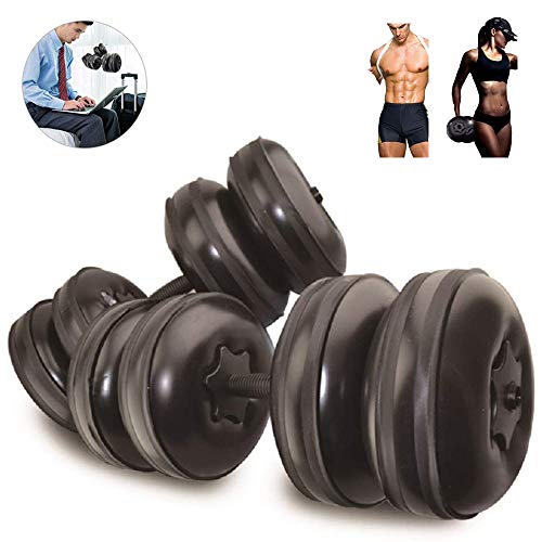 For You Weights Dumbbells Set Adjustable Water Filled,Travel Dumbbell Equipment/Adjustable Weight up to 45lbs/Portable 1KG(2.2lb)