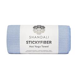 Shandali Hot Yoga Towel - Stickyfiber Yoga Towel - Mat-Sized, Microfiber, Super Absorbent, Anti-Slip, Injury Free, 24" x 72"