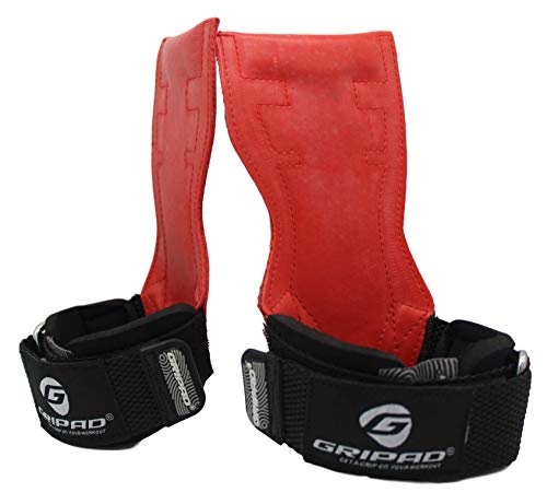 Gripad PRO Weight Lifting Gloves | Heavy Duty Straps | Alternative Power Lifting Hooks | Best for Deadlifts | Adjustable