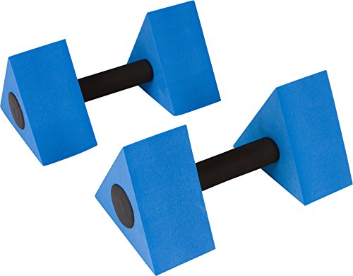 Trademark Innovations 12" Triangular Aquatic Exercise Dumbells - Set of 2 - for Water Aerobics