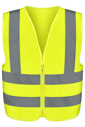 Neiko 53940A High Visibility Safety Vest, Medium, Neon Yellow