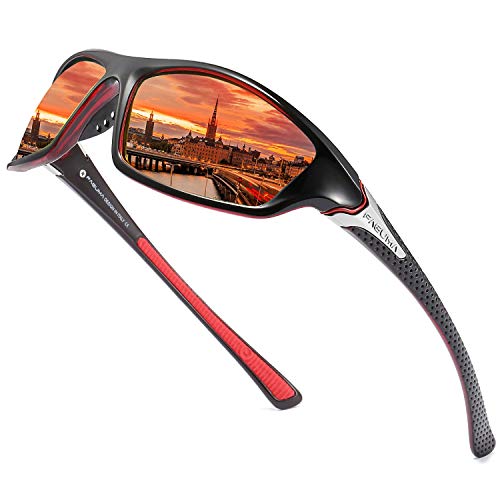 FAGUMA Sports Polarized Sunglasses For Men Cycling Driving Fishing 100% UV Protection
