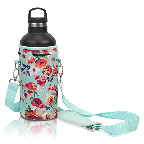 Made Easy Kit Neoprene Water Bottle Carrier Holder Bag Pouch with  Adjustable Shoulder Strap Perfect for Carrying Stainless