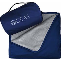 Oceas Outdoor Waterproof Blanket by Oceas â€“ Warm Fleece Great for Camping, Outdoor Festival, Beach, and Picnic Use â€“ Extra