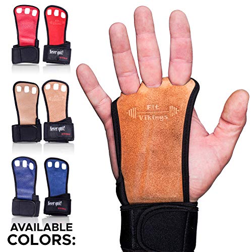 Fit Vikings Gymnastics Grips Gloves for Crossfit Workout Gloves