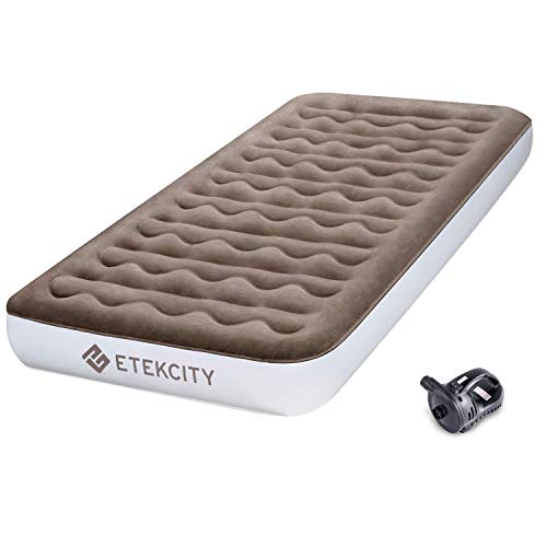 Etekcity Upgraded Camping Air Mattress, Queen Twin Airbed Height