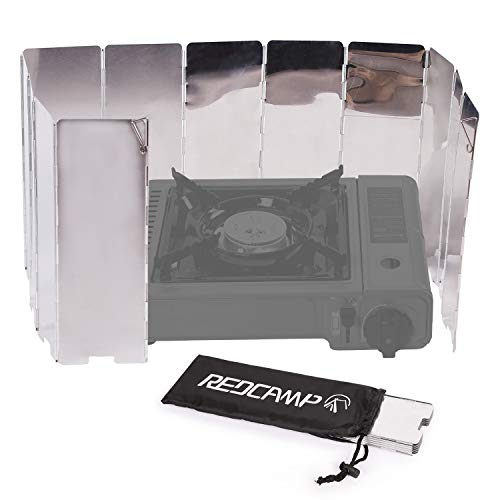 Pare-vent Pliable Pour Réchaud De Camping, écran En Aluminium 10 Plaques, Protection Contre Le Vent