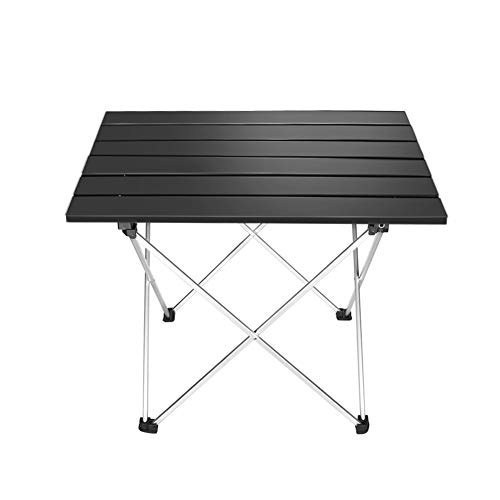 Outry Lightweight Aluminum Folding Table, Portable Camp Table, Outdoor Picnic Camping Backpacking Beach Patio Collapsible