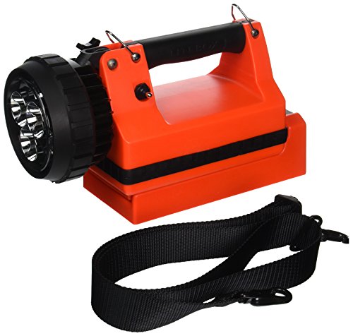 Streamlight 45865 E-Spot Firebox Lantern Vehicle Mount System with DC Charge Cord and Mounting Rack, Orange - 540 Lumens