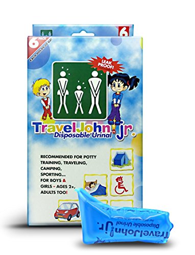 TravelJohn Jr.-Disposable Urinal Bags( 6 pack)