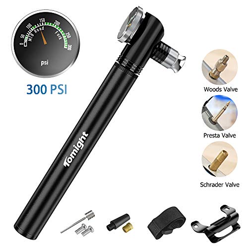 bicycle tire pump with pressure gauge