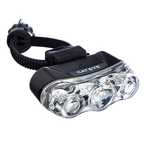 CAT EYE - Rapid 3 High Power LED Bike Safety Light with Mount, Front