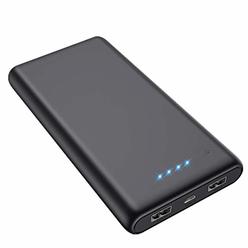 LanLuk Portable Charger Power Bank 25800mAh Huge Capacity External Battery Pack Dual Output Port with LED Status Indicator Power