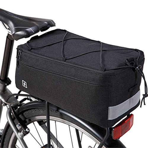 COTEETCI Bike Trunk Cooler Bag Bicycle Rack Rear Carrier Bag Commuter Bike Luggage Bag for Warm or Cold Items