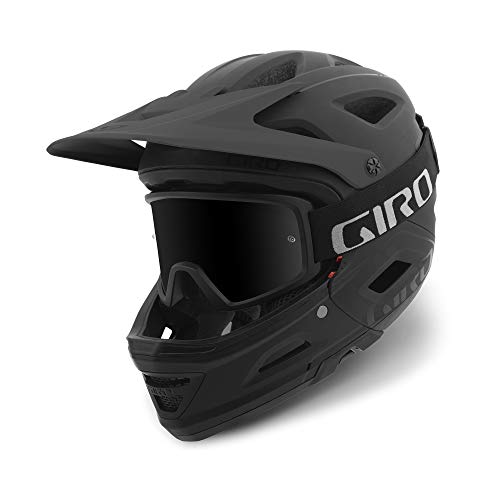 Giro Switchblade MIPS Adult Full Face Cycling Helmet - Medium (55-59 cm), Matte Black/Gloss Black (2021)