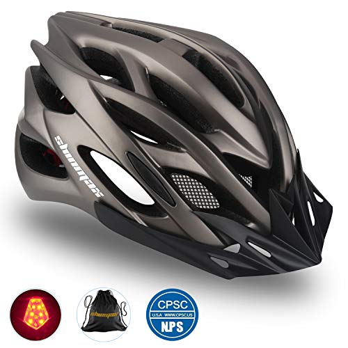 Shinmax Bike Helmet, CPSC/CE Certified Adjustable Light Bicycle Helmet Men&Women Road and Mountain Bicycle Helmet with