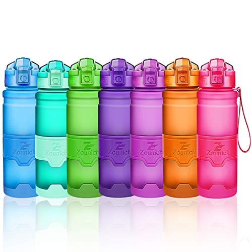 ZOUNICH Premium Sports Water Bottle 32 oz/1 liter, 24 oz, 16 oz