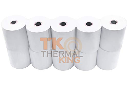 Thermal King, Point-of-Sale Thermal Paper Rolls fits Station POS System, 3 1/8" x 230', 10 Rolls