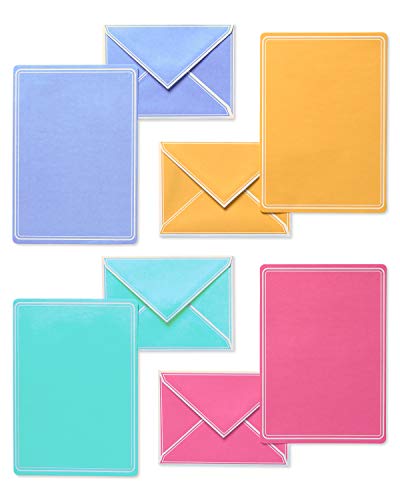 American Greetings Stationery Sheets and Envelopes, Pastel (80-Count)