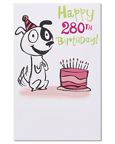 American Greetings Funny 40th Birthday Card (Dog Years)