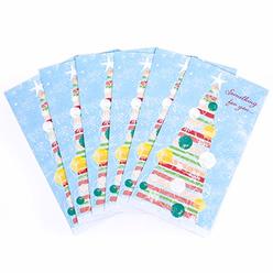 Hallmark Holiday Money or Gift Card Holders, Christmas Tree (6 Cards with Envelopes)