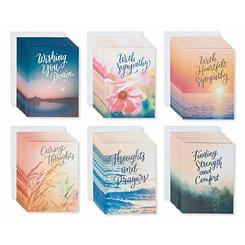 American Greetings Sympathy Card Assortment, Nature (48-Count)