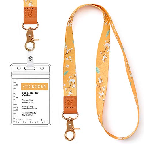 COOKOOKY YJJ3W21 Lanyard with id Holder Cute Lanyards for Women