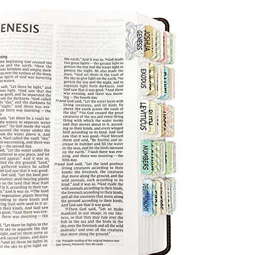 Mr. Pen- Bible Tabs, 75 Tabs, Laminated, Bible Journaling Supplies, Bible Tabs Old and New Testament, Bible Tabs for Women,
