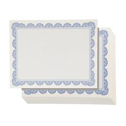 Best Paper Greetings Certificate Paper with Navy Blue Floral Border, Award Certificates (White, 8.5 x 11 in, 96-Pack)